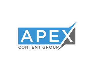 Apex Content Group logo design by johana