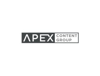 Apex Content Group logo design by bricton