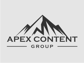 Apex Content Group logo design by asyqh