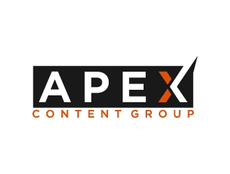 Apex Content Group logo design by wongndeso