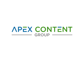 Apex Content Group logo design by ammad