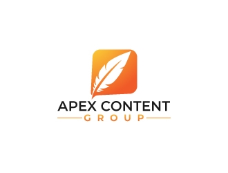 Apex Content Group logo design by Suvendu