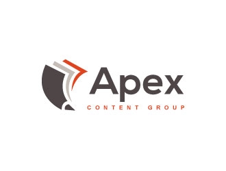 Apex Content Group logo design by Suvendu