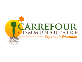 Carrefour communautaire -Sépanouir ensemble logo design by Dakon