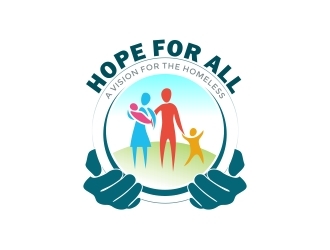 Hope For All  logo design by naldart