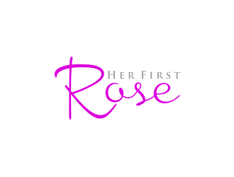 Her First Rose logo design by Artomoro