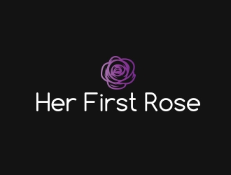 Her First Rose logo design by heba