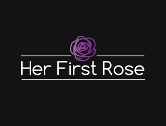 Her First Rose logo design by heba