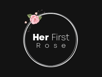Her First Rose logo design by heba