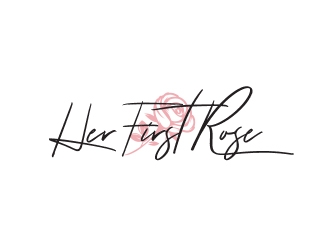 Her First Rose logo design by heba