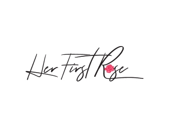 Her First Rose logo design by heba