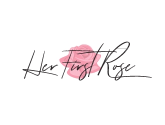 Her First Rose logo design by heba