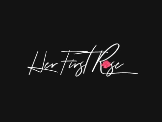 Her First Rose logo design by heba