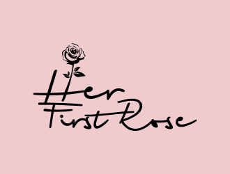 Her First Rose logo design by AisRafa