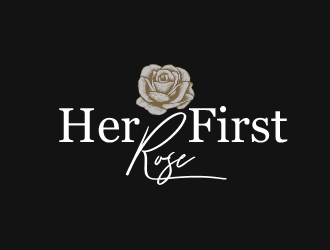 Her First Rose logo design by heba