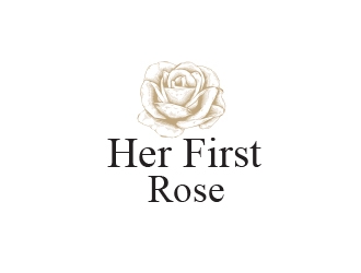 Her First Rose logo design by heba