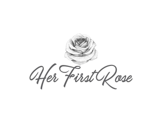 Her First Rose logo design by cikiyunn