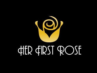Her First Rose logo design by ElonStark