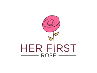 Her First Rose logo design by RatuCempaka