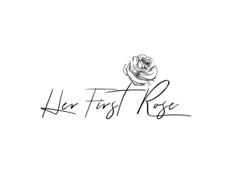 Her First Rose logo design by naldart