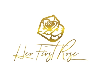 Her First Rose logo design by sarfaraz