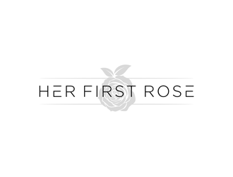 Her First Rose logo design by alby