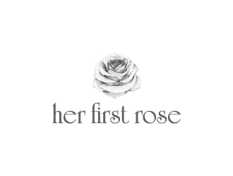 Her First Rose logo design by cikiyunn