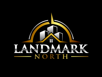 Landmark North logo design by Dakon