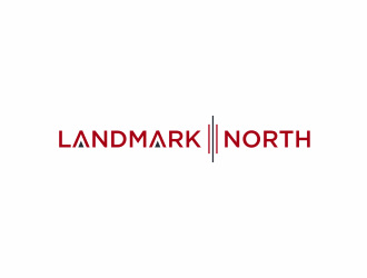 Landmark North logo design by santrie