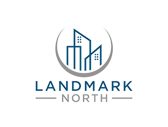 Landmark North logo design by checx
