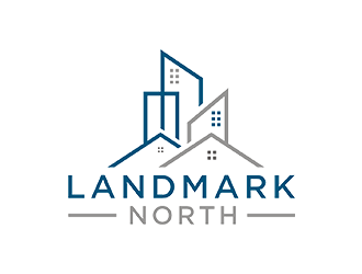 Landmark North logo design by checx