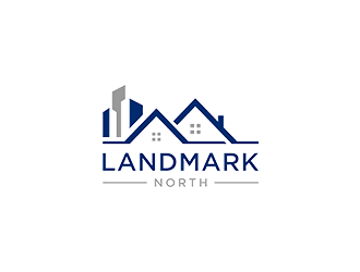 Landmark North logo design by blackcane