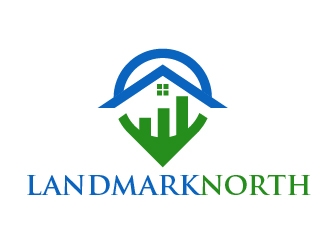 Landmark North logo design by shravya