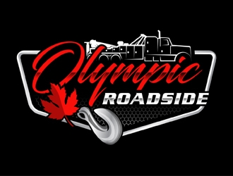 OLYMPIC ROADSIDE  logo design by MAXR