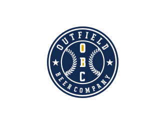 Outfield Beer Company logo design by mbamboex