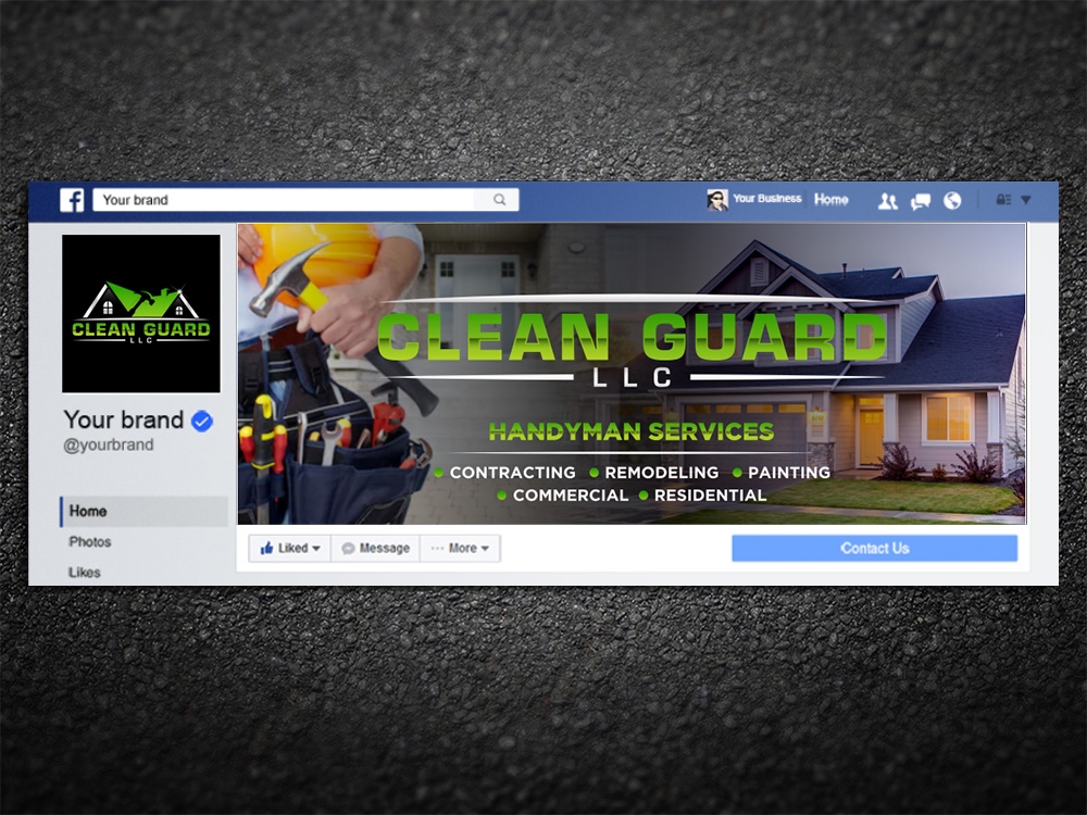 Clean Guard LLC logo design by Kindo