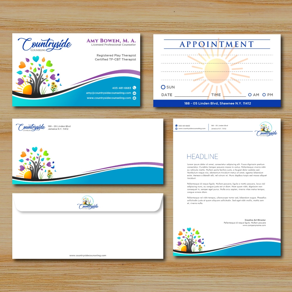 Countryside Counseling logo design by Boomstudioz