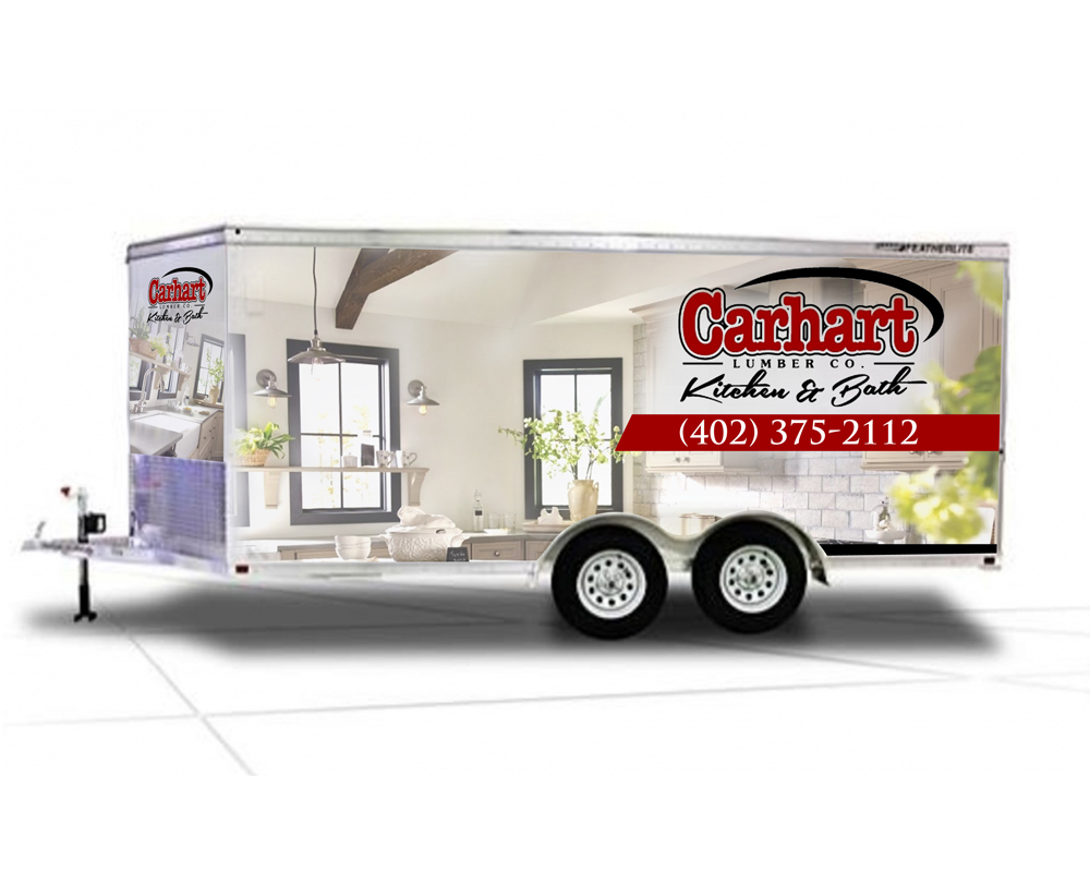 Carhart Lumber Co. - Need to add Kitchen & Bath to the original logo logo design by Boomstudioz