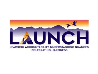 LAUNCH logo design by megalogos