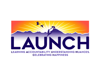 LAUNCH logo design by megalogos