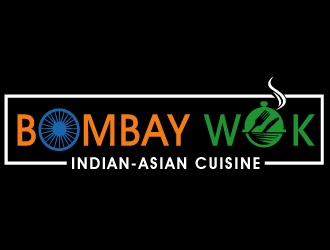 Bombay Wok Indian-Asian Cuisine logo design by PMG