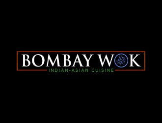 Bombay Wok Indian-Asian Cuisine logo design by Dhieko