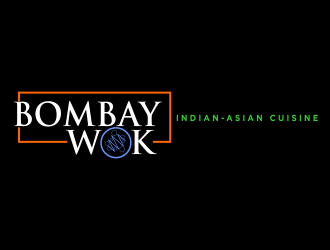 Bombay Wok Indian-Asian Cuisine logo design by Dhieko