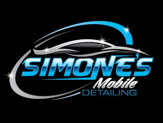 SIMONES MOBILE DETAILING  logo design by REDCROW