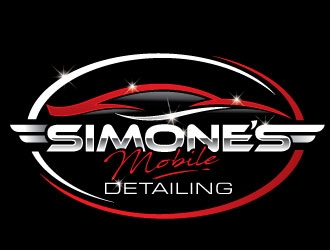SIMONES MOBILE DETAILING  logo design by REDCROW