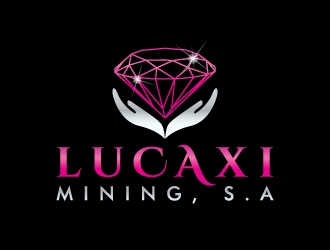 Lucaxi Mining, S.A. logo design by akilis13