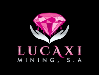 Lucaxi Mining, S.A. logo design by akilis13