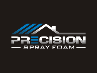 Precision Spray Foam  logo design by bunda_shaquilla