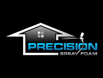 Precision Spray Foam  logo design by done