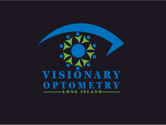 Visionary Optometry of Long Island logo design by LogoMonkey